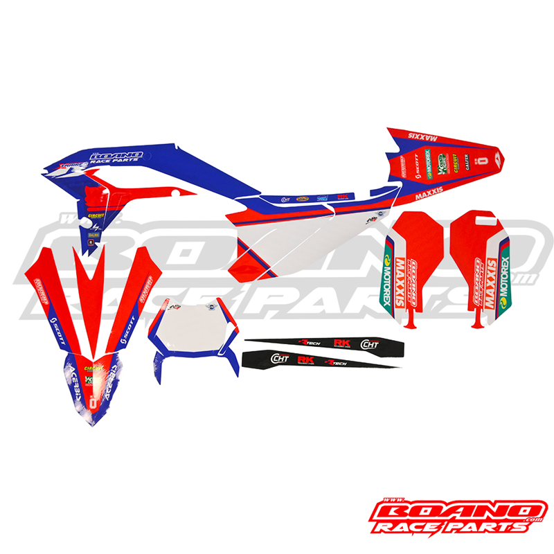 BOANO stickerkit 2023, blauw en rood - Beta X-Trainer (2023-2026)