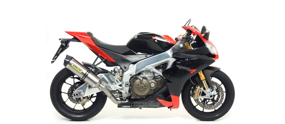 Arrow einddemper titanium Aprilia TUONO V4 1100 2017-2018 Race-Tech goedgekeurd