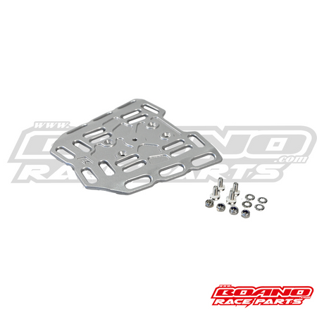 BOANO extra verbrede plaat voor Arnold Minimal bagagedrager, grijs - Honda Transalp XL750