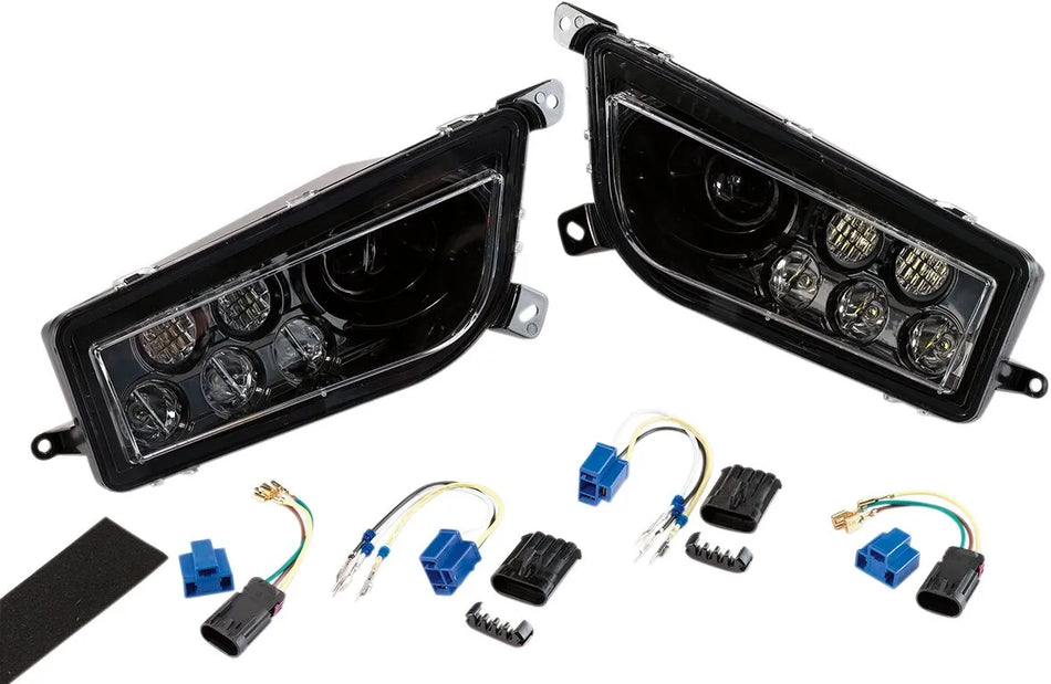 MOOSE Racing led hdlght rzr900/1000 bk | Femon Parts