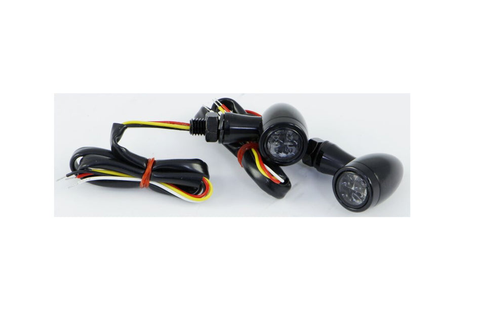 Parts Europe LED Bullet Turn Signal Lights with Rings 20101336