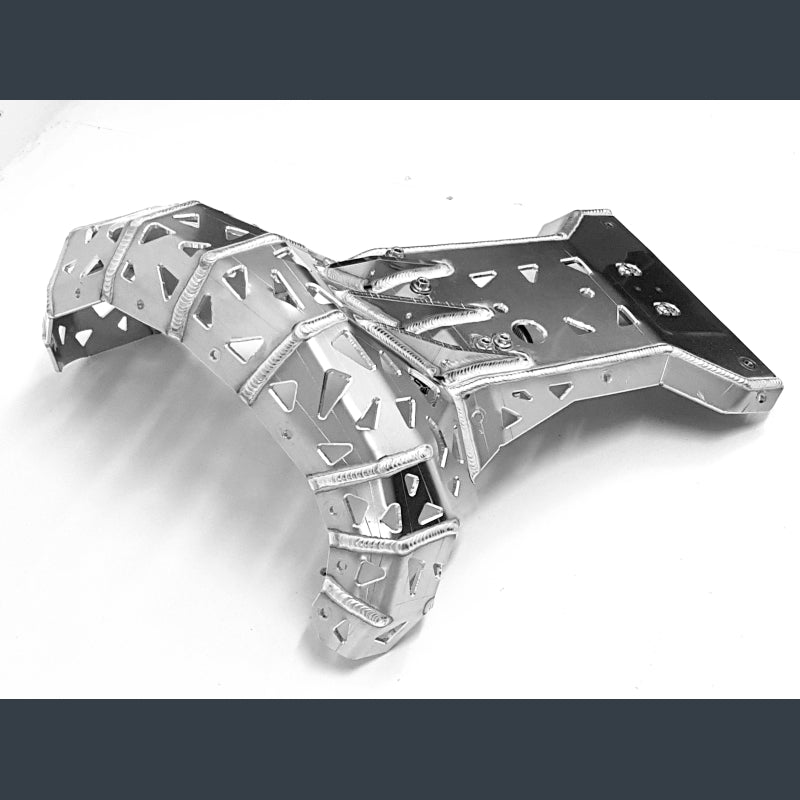 Skidplate met uitlaatpijpbeschermer voor KTM, Husaberg, Husqvarna 2007-2016