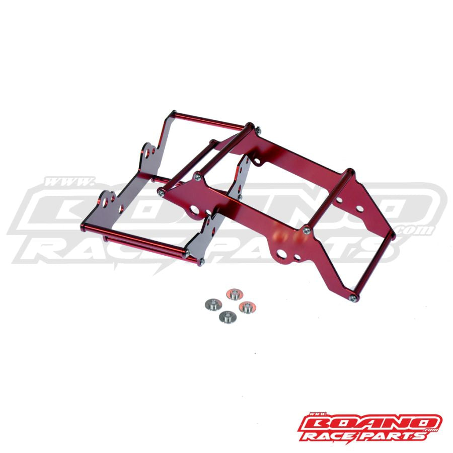 BOANO radiatorbeschermset, rood - Beta 125-430 RR/X-Pro/Race/RX (2020-2026)