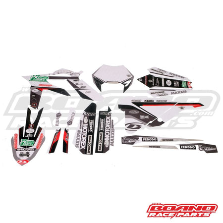 BOANO stickerkit Team Boano 2018, grijs - Beta X-Trainer (2015-2019)