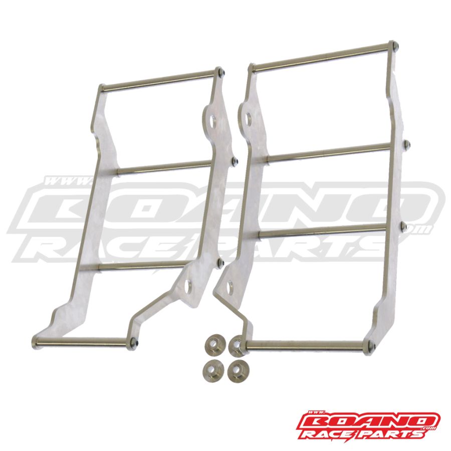 BOANO radiatorbeschermset, zilver - Beta RR 2T/4T (2010-2019)