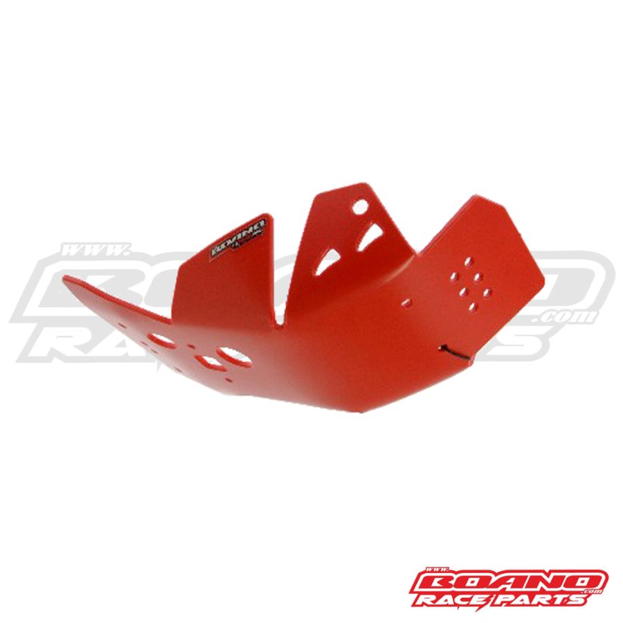 BOANO kunststof skidplate, rood - Beta RR 350/390/400/430/450/480/498/520 4T (2010-2019)