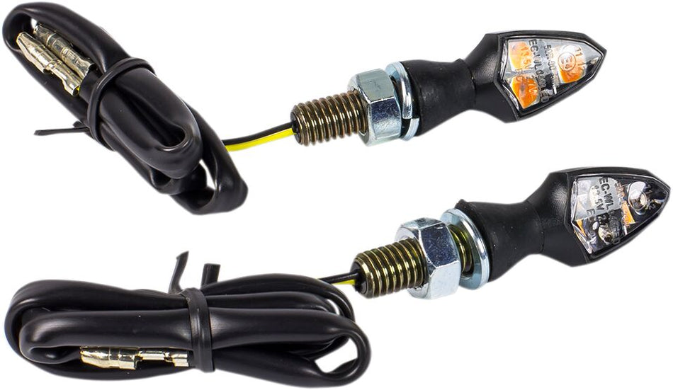 Parts Europe E-Marked LED Mini Signal with Rubber Stem 20201371