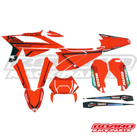 BOANO stickerkit 2020 Red Edition, rood - Beta RR 2T/4T (2020-2022)