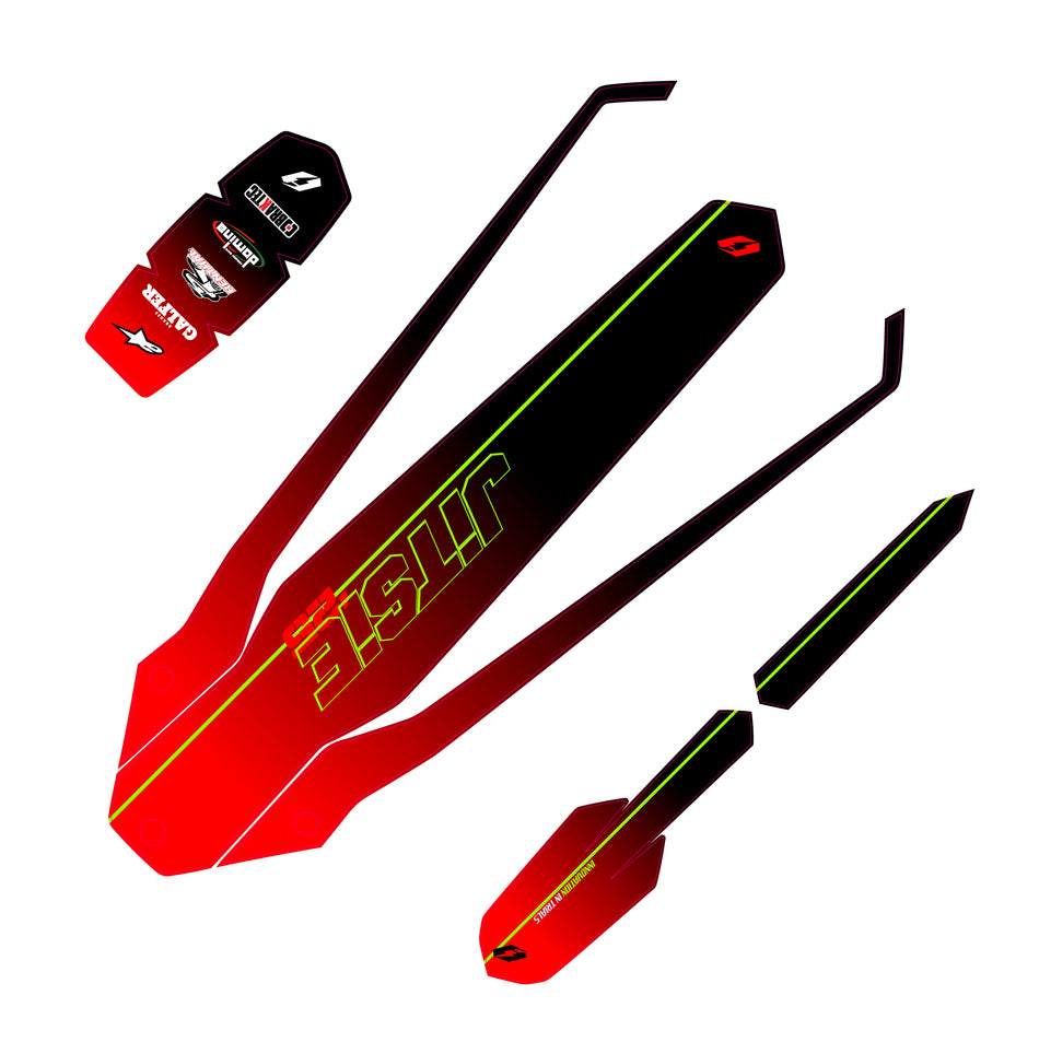 Jitsie Front/Rear Mudguard Sticker Mecatecno Dragonfly 2025