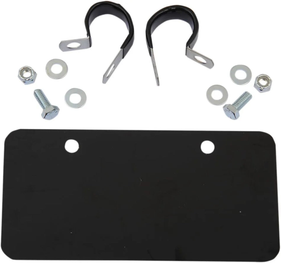 MOOSE Racing mud license plt holdr-blk