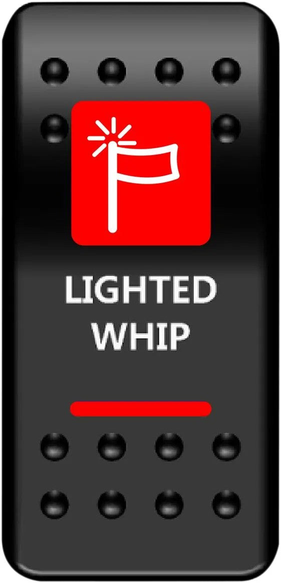 MOOSE Racing switch rocker ligtwhip-rd