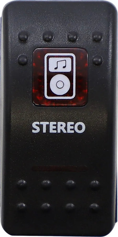 MOOSE Racing switch rocker stereo-red rood | Femon Parts