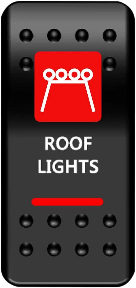 MOOSE Racing switch rocker roof lt-red rood