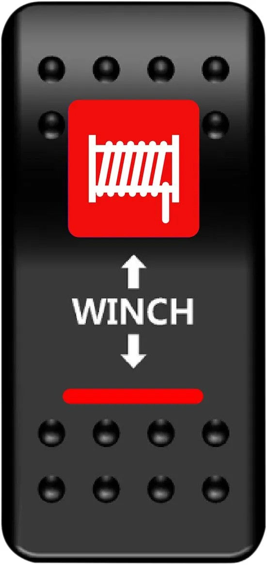 MOOSE Racing switch rocker winch-red rood