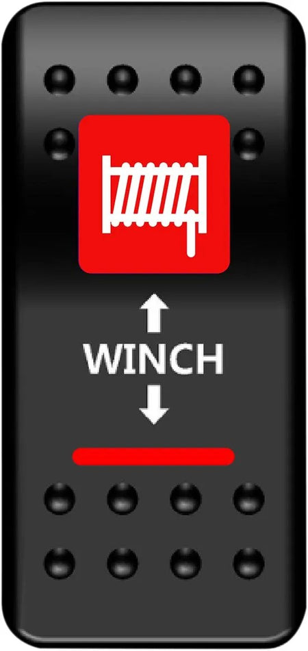 MOOSE Racing switch rocker winch-red rood