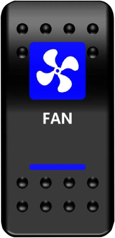 MOOSE Racing switch fan power blue blauw