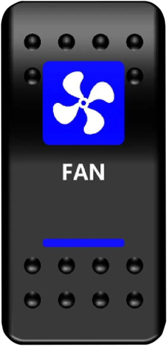 MOOSE Racing switch fan power blue blauw