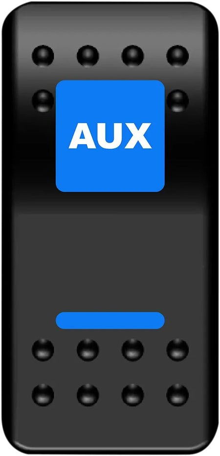 MOOSE Racing switch rocker aux pwr bu
