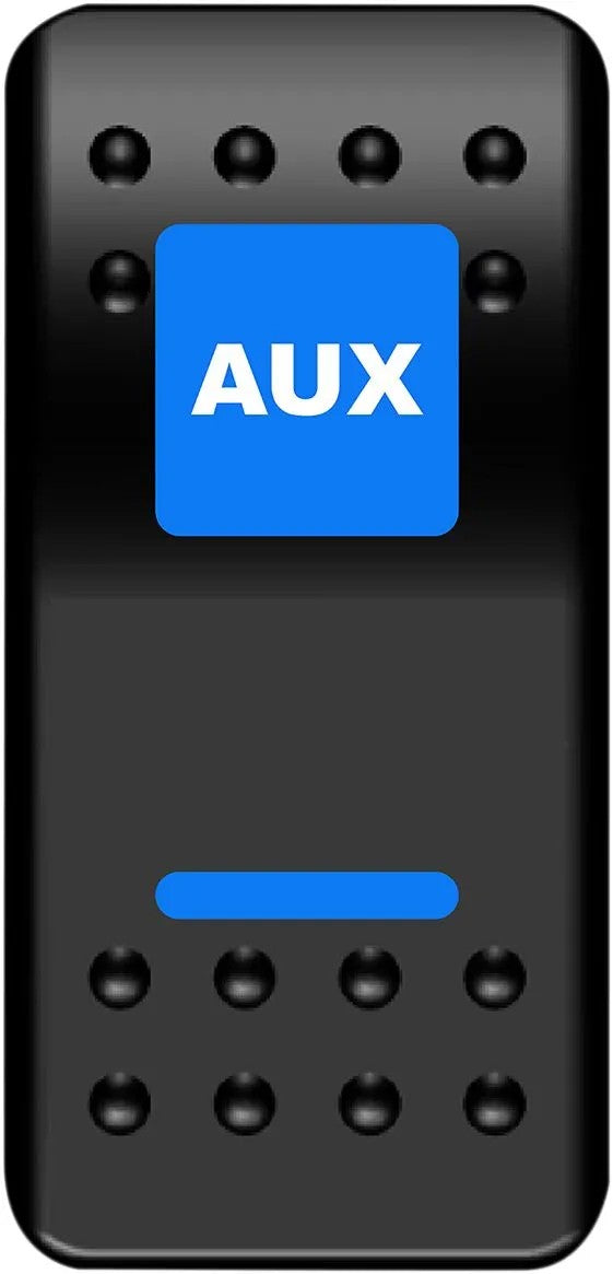 MOOSE Racing switch rocker aux pwr bu