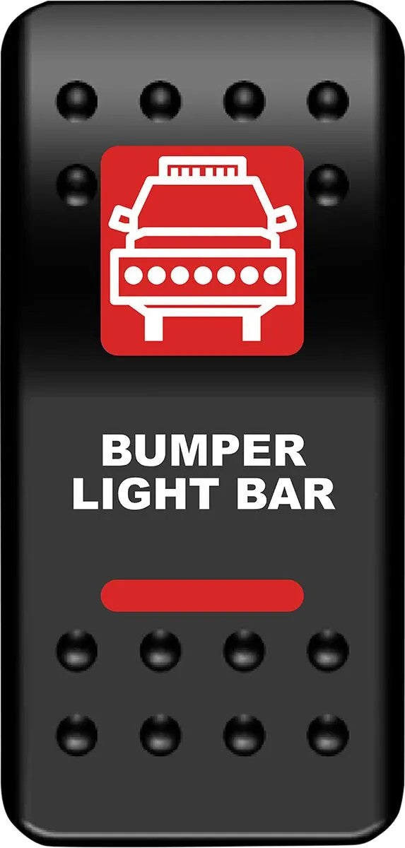 MOOSE Racing switch rkr bmpr lghtbr rd