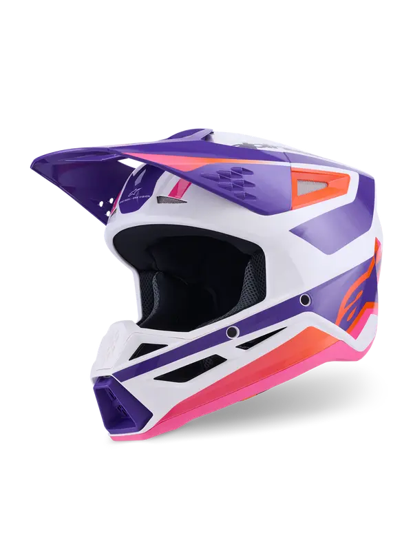 Helm SM3 HEAT Wit/Paars/Roze
