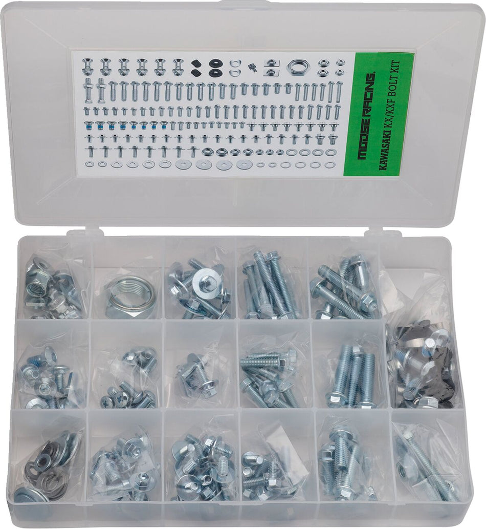 MOOSE Racing bevestigingsset grijs - Kawasaki (2000-2026) | Femon Parts