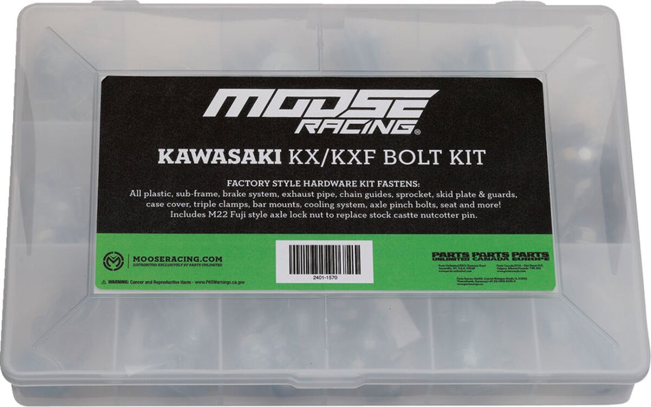 MOOSE Racing bevestigingsset grijs - Kawasaki (2000-2026) | Femon Parts