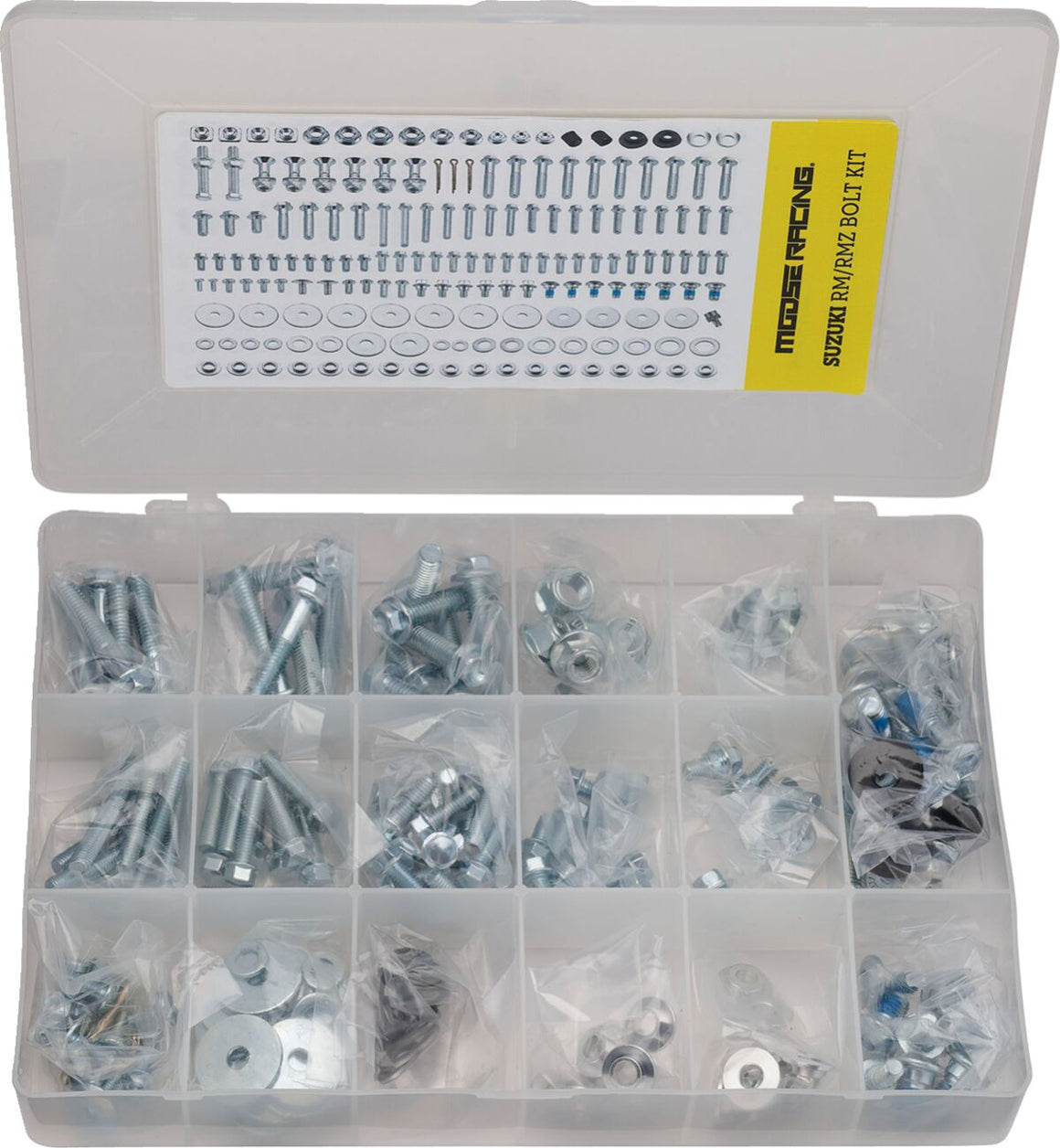 MOOSE Racing bevestigingsset grijs - Suzuki (2000-2026) | Femon Parts