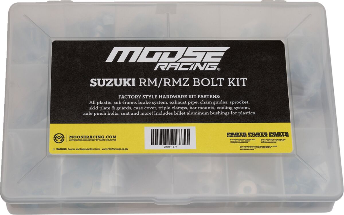MOOSE Racing bevestigingsset grijs - Suzuki (2000-2026) | Femon Parts