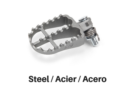 S3 Parts FOOTPEGS HARDROCK STEEL SHERCO ENDURO