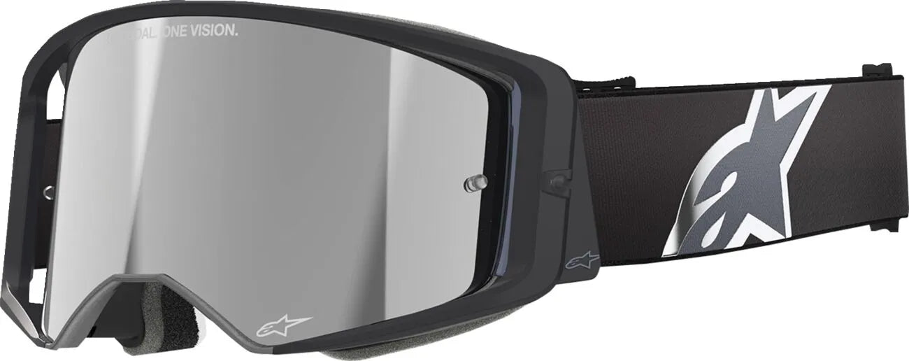 Alpinestars Crossbril Supertech Corp Black/Grey Mirror-Silver
