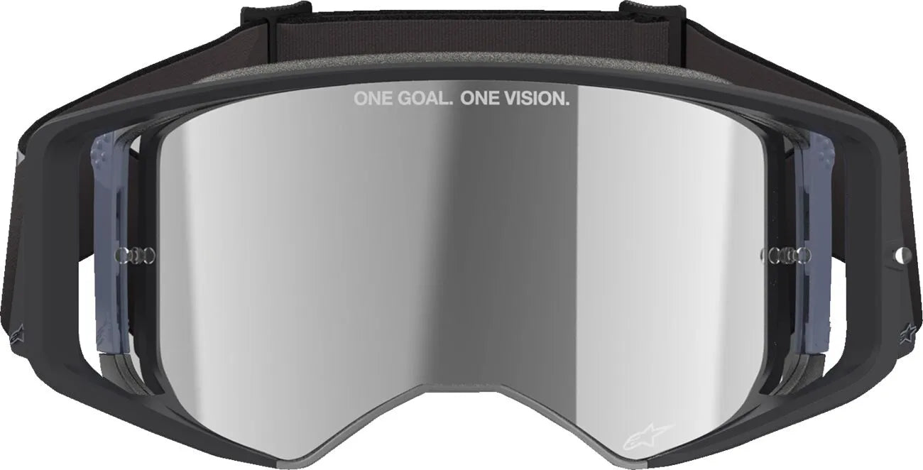 Alpinestars Crossbril Supertech Corp Black/Grey Mirror-Silver