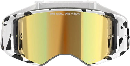 Alpinestars Crossbril Supertech Corp White/Gold Mirror-Gold