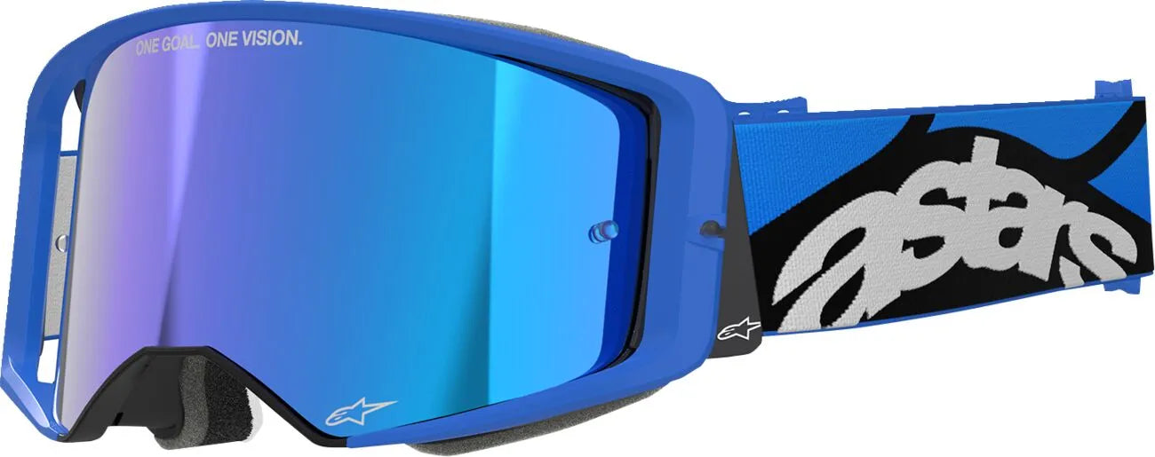 Alpinestars Crossbril Supertech Stream Blue Mirror-Blue