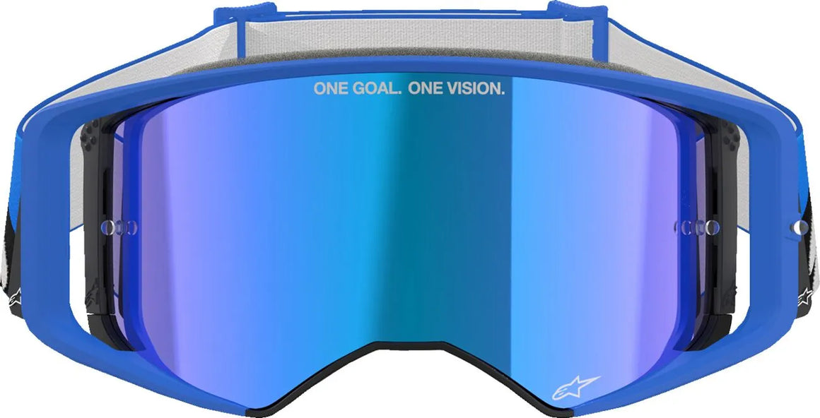 Alpinestars Crossbril Supertech Stream Blue Mirror-Blue