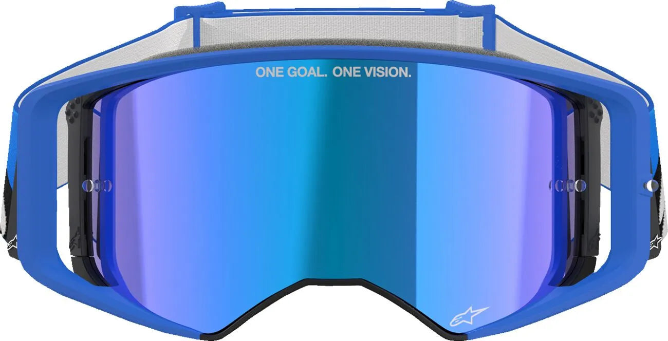 Alpinestars Crossbril Supertech Stream Blue Mirror-Blue