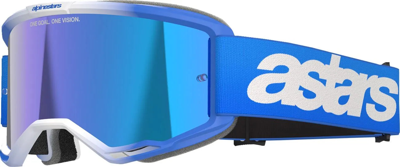 Alpinestars Crossbril Vision 5 Blaze Blue Mirror-Blue