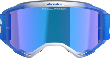 Alpinestars Crossbril Vision 5 Blaze Blue Mirror-Blue
