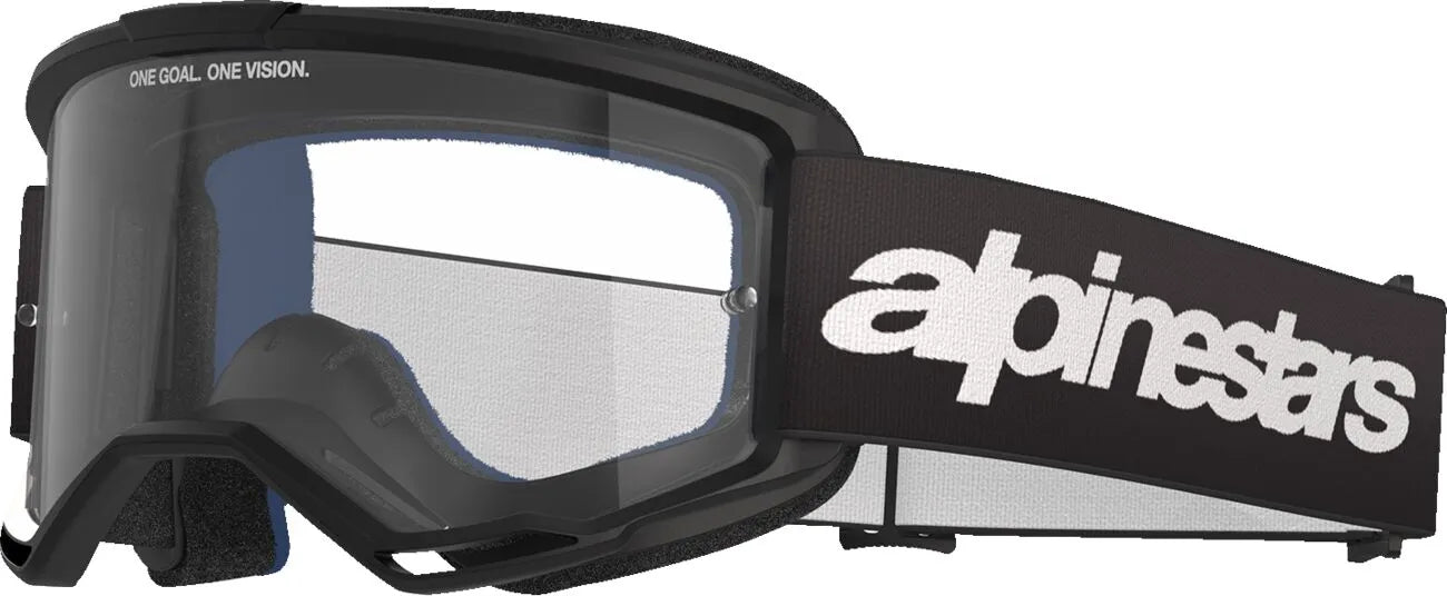 Alpinestars Crossbril Vision 3 Wordmark Black Clear