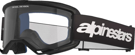 Alpinestars Crossbril Vision 3 Wordmark Black Clear