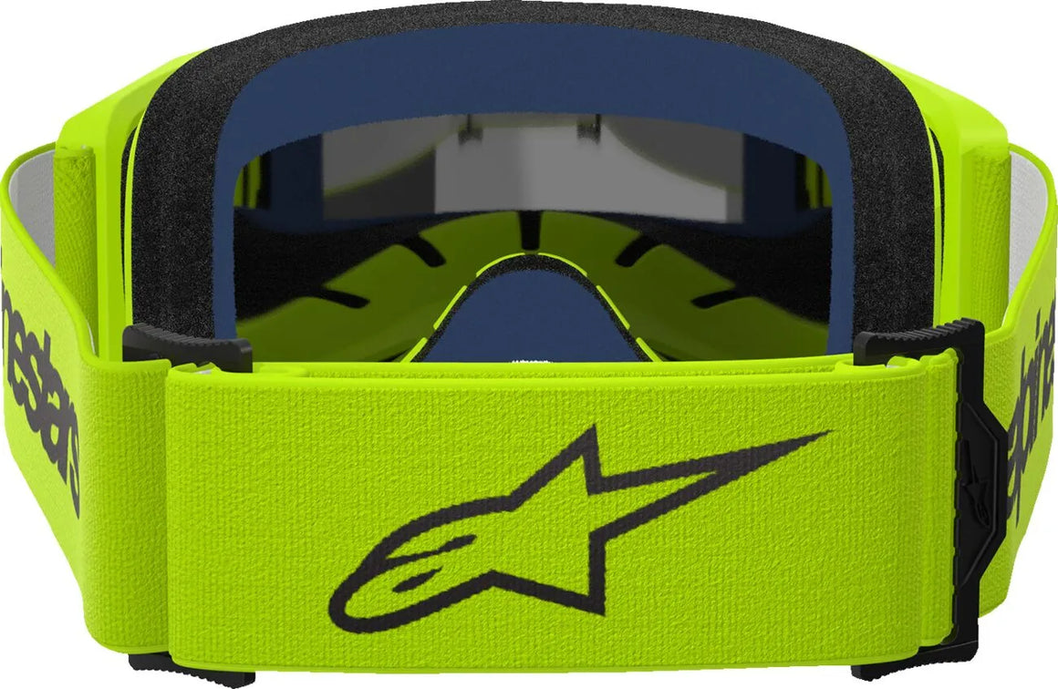 Alpinestars Crossbril Vision 3 Wordmark Yellow Fluo Mirror-Silver