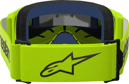 Alpinestars Crossbril Vision 3 Wordmark Yellow Fluo Mirror-Silver
