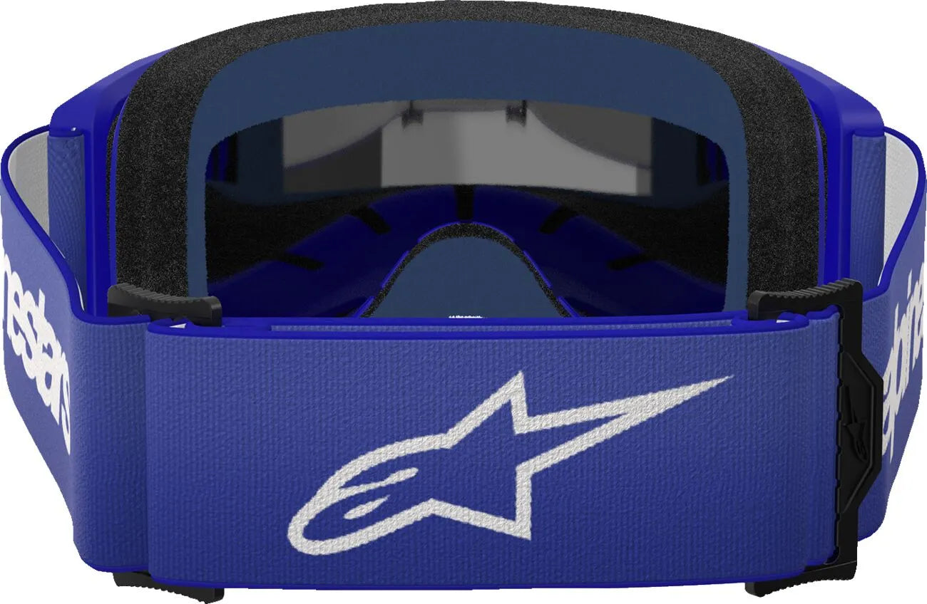 Alpinestars Crossbril Vision 3 Wordmark Blue Mirror-Silver