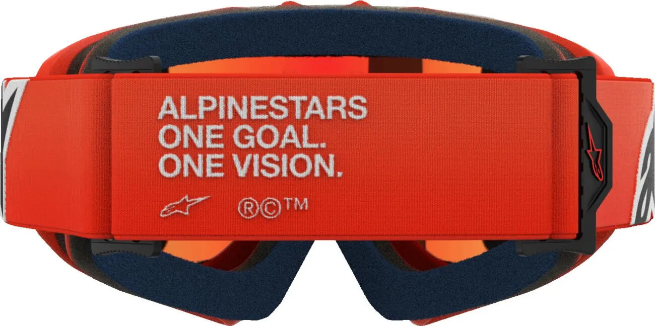 Alpinestars Crossbril Youth Vision Corp Orange Mirror-Red