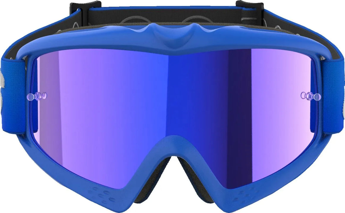 Alpinestars Crossbril Youth Vision Blaze Blue Mirror-Blue