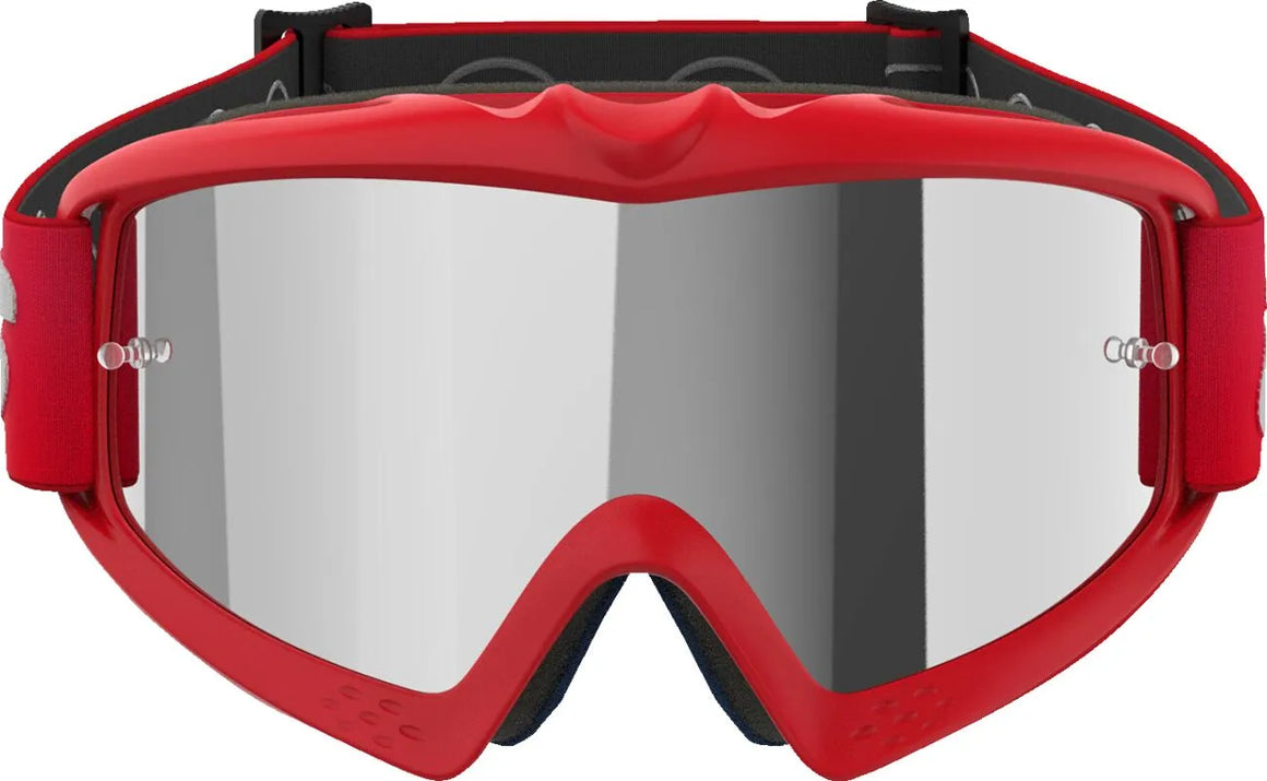 Alpinestars Crossbril Youth Vision Blaze Red Mirror-Silver