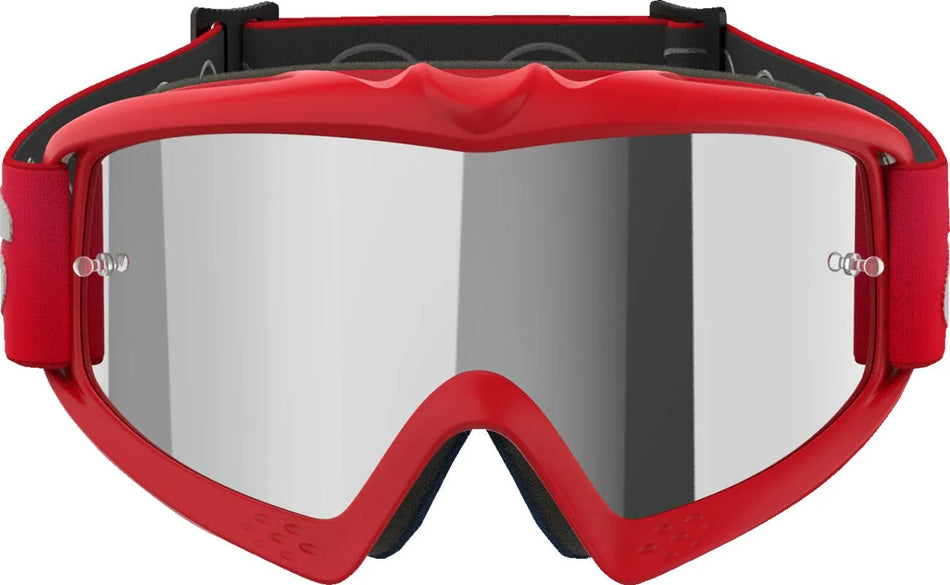 Alpinestars Crossbril Youth Vision Blaze Red Mirror-Silver