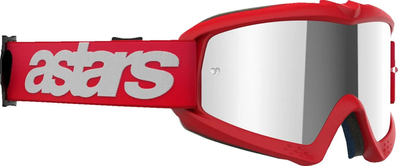 Alpinestars Crossbril Youth Vision Blaze Red Mirror-Silver