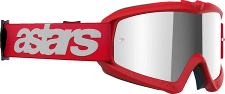 Alpinestars Crossbril Youth Vision Blaze Red Mirror-Silver