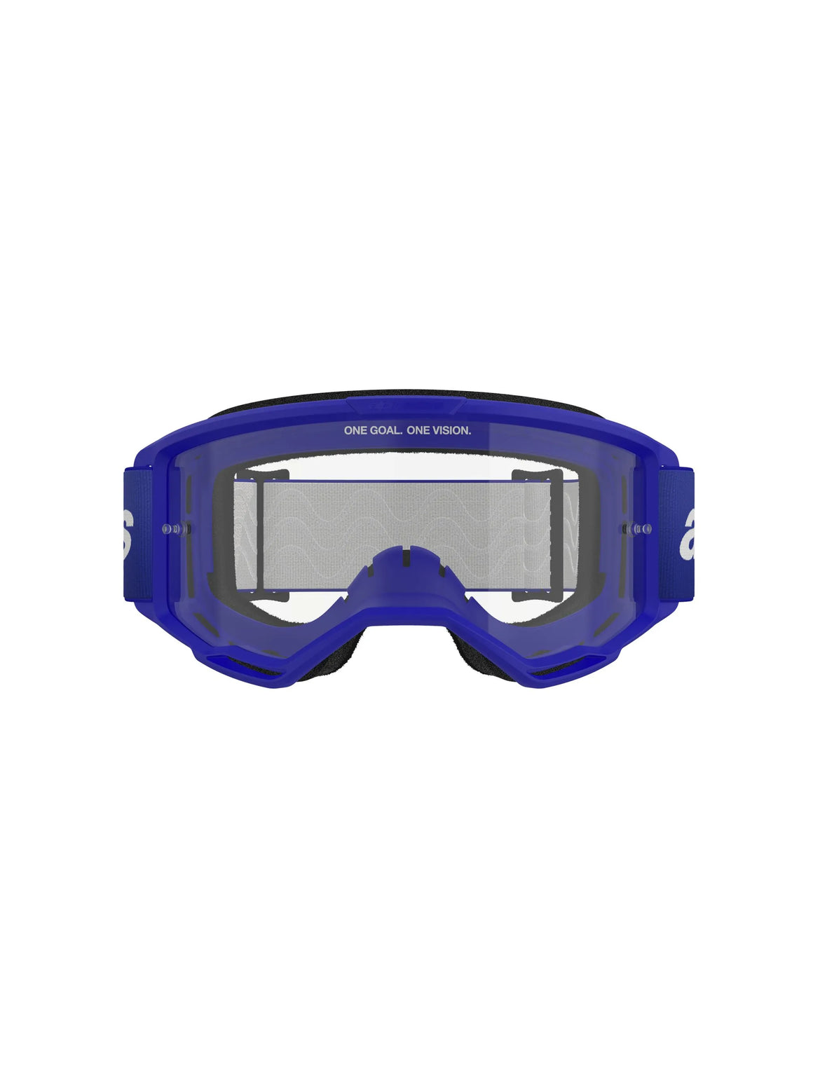 Alpinestars Crossbril Vision 3 Wordmark Blue Clear